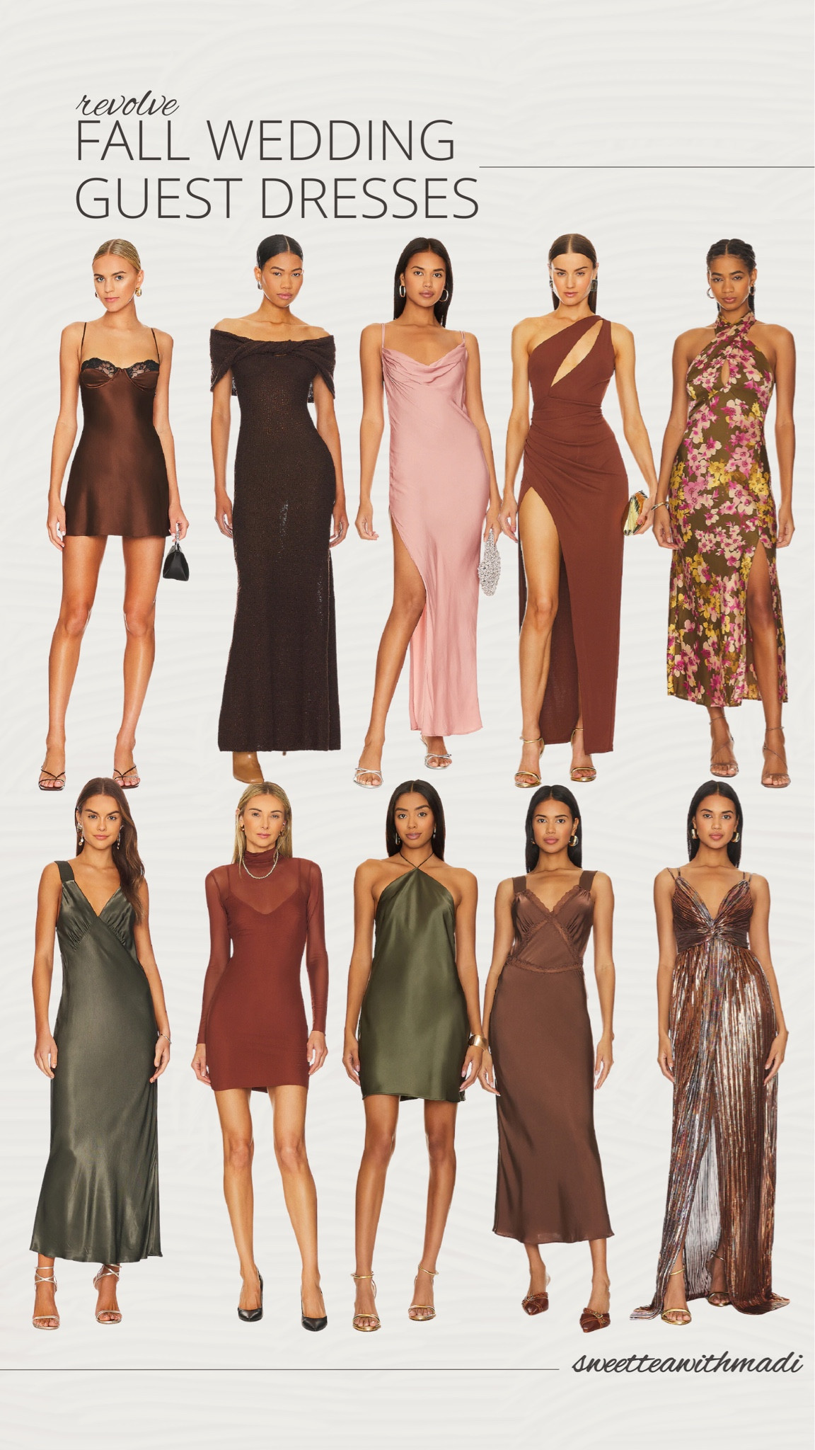 dresses to wear to a october wedding